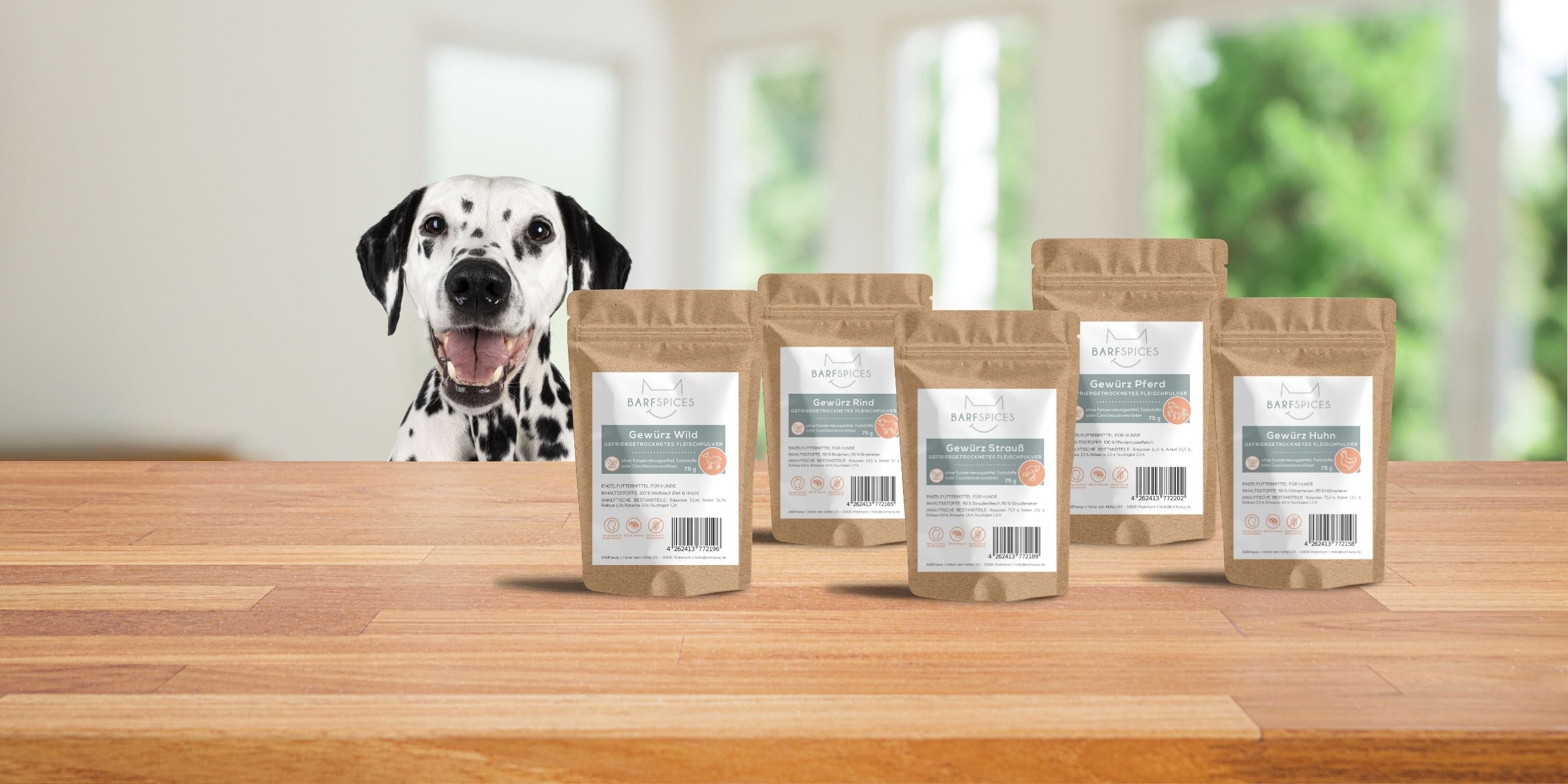 Appetitanreger fr Hunde - Fleischgewrz in verschiedenen Sorten  Getaggt  "Geflgel" Barfaway