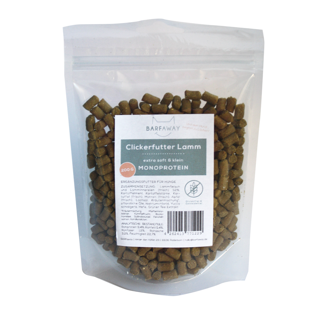 Clickerfutter | Lamm Pur | Singleprotein