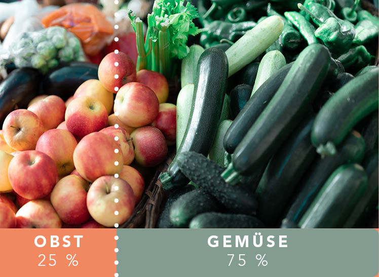 Obst und Gemüse beim Barfen
