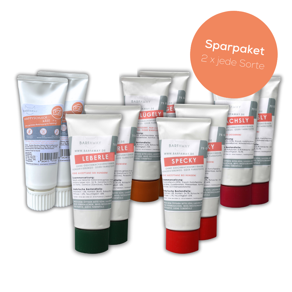 Sparpaket Schlecktuben | für Hunde