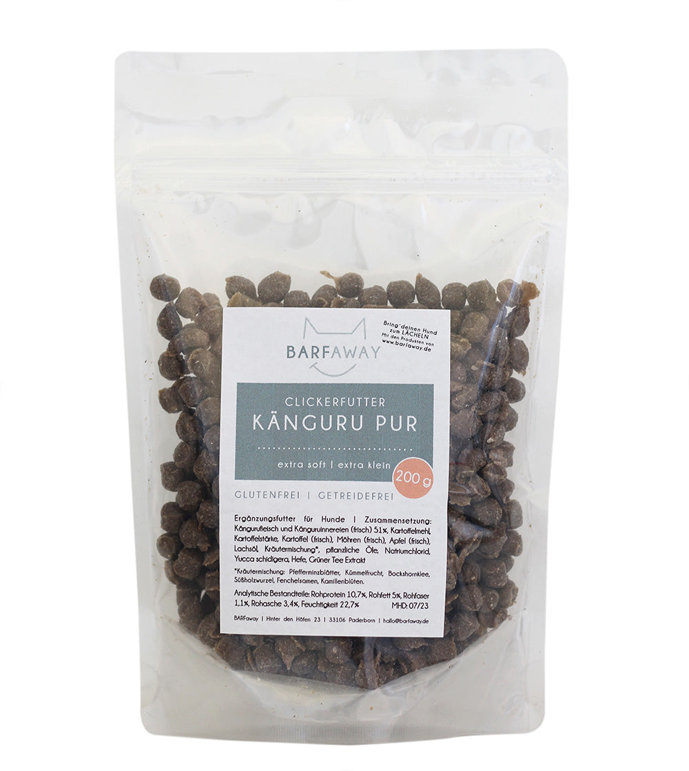 Clickerfutter | Känguru Pur | Singleprotein