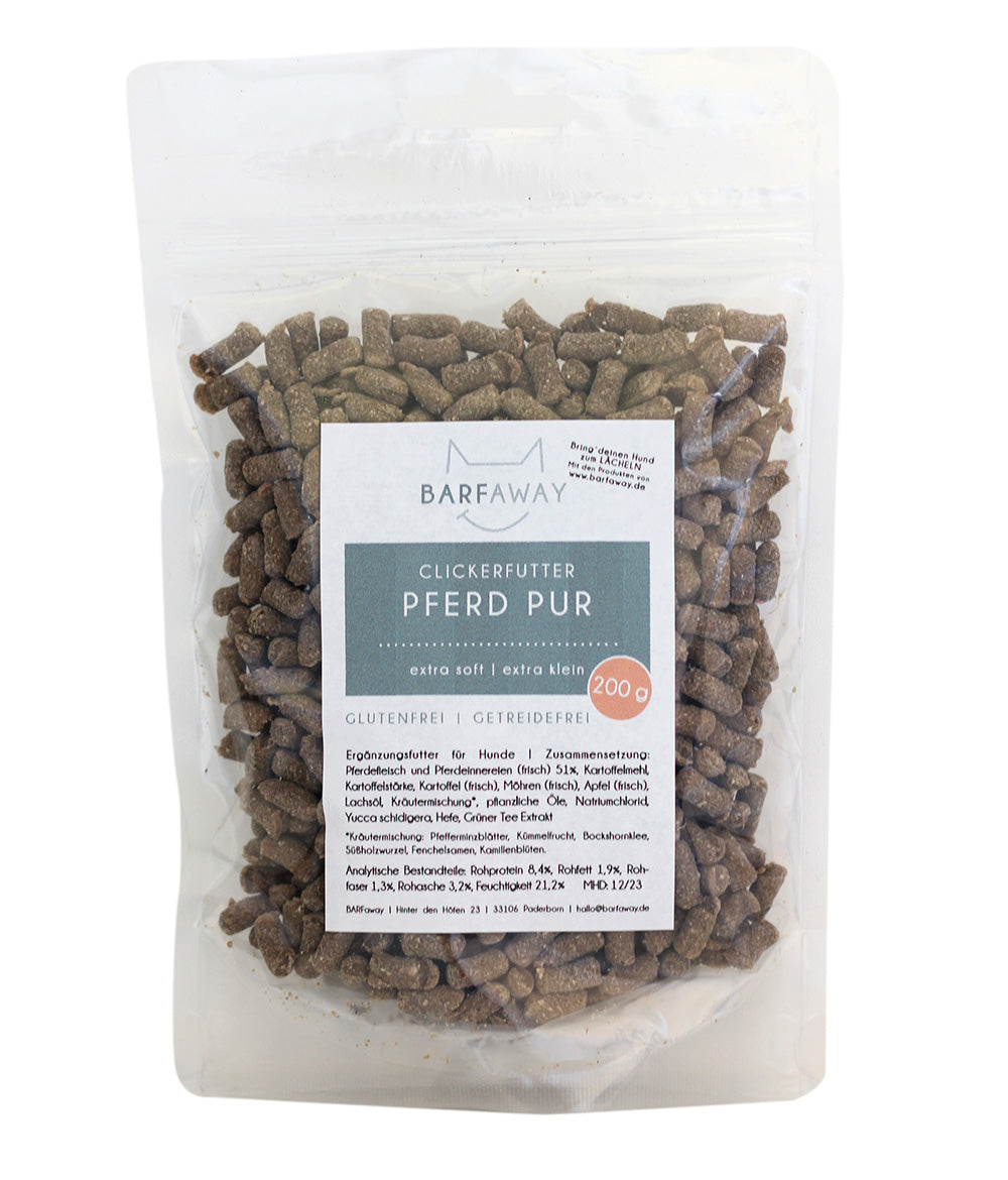 Clickerfutter | Pferd Pur | Singleprotein