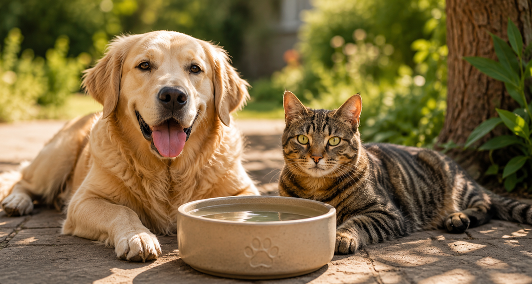 Wie viel sollten Hunde und Katzen im Sommer trinken?