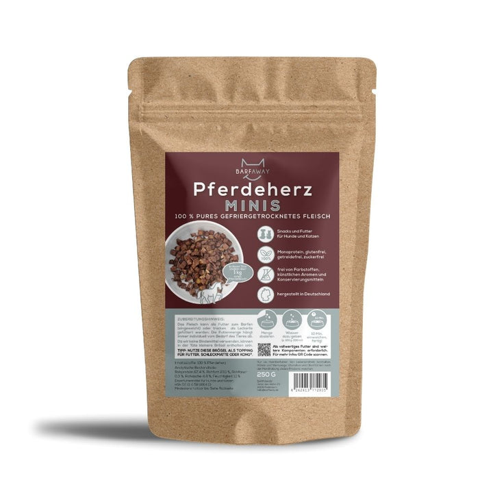 Pferdeherz Minis | BARF gefriergetrocknet