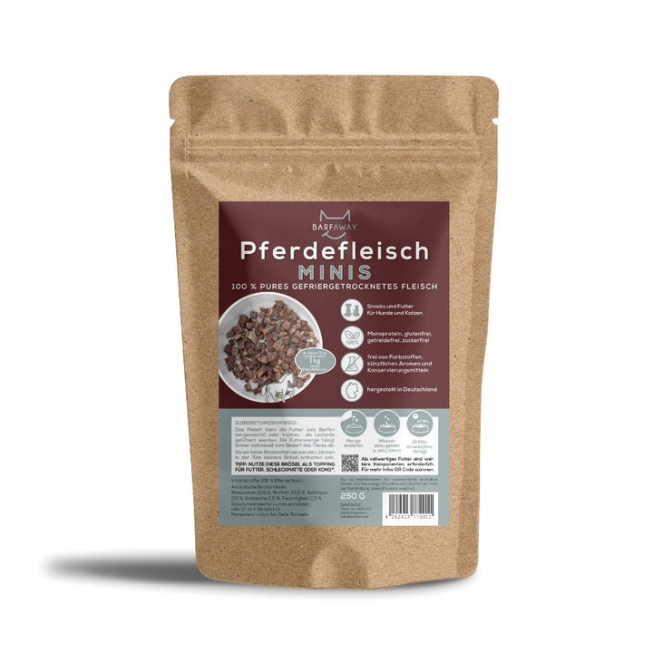Pferdefleisch Minis | BARF gefriergetrocknet