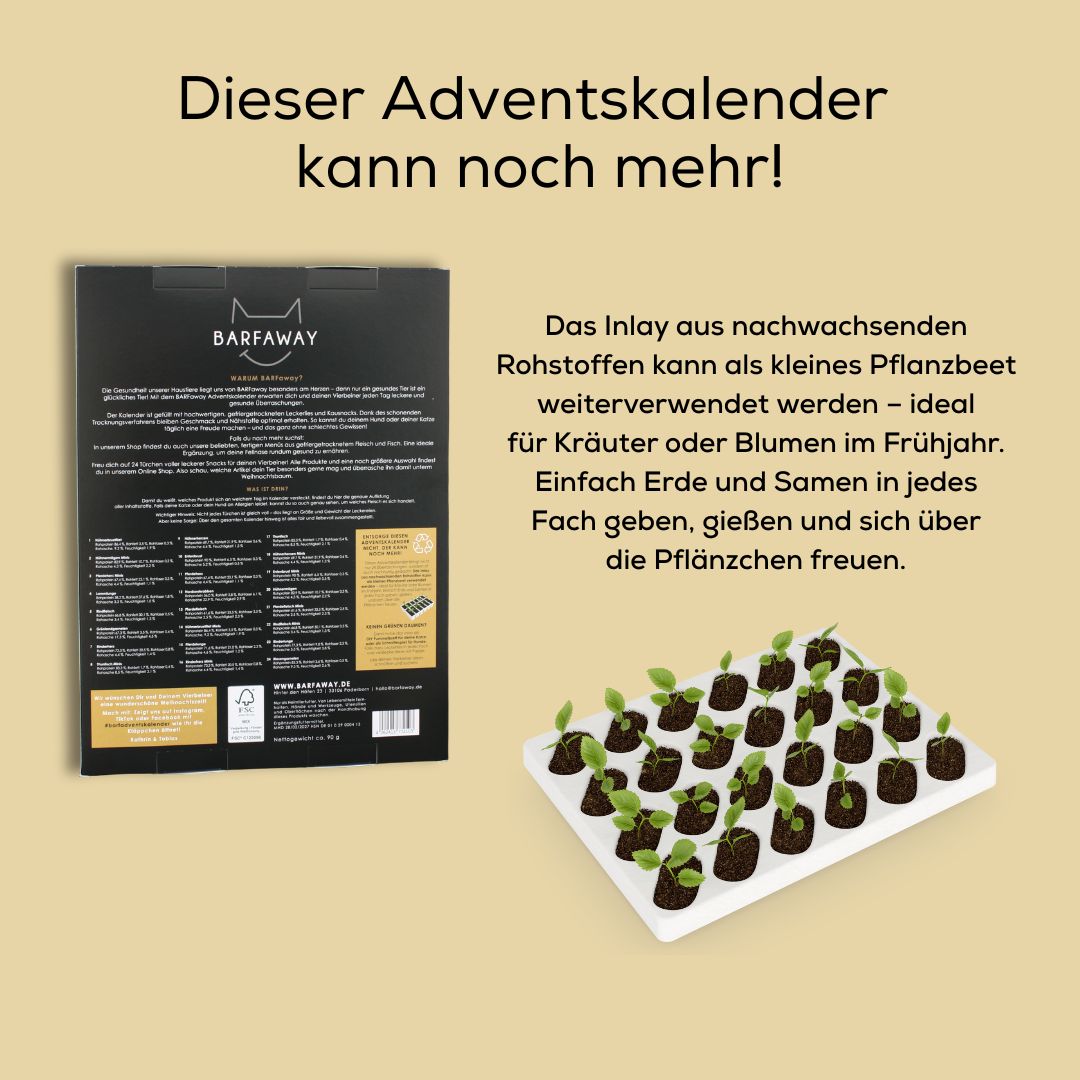 Barf Adventskalender für Katzen und Hunde 2025 - Vorbestellung