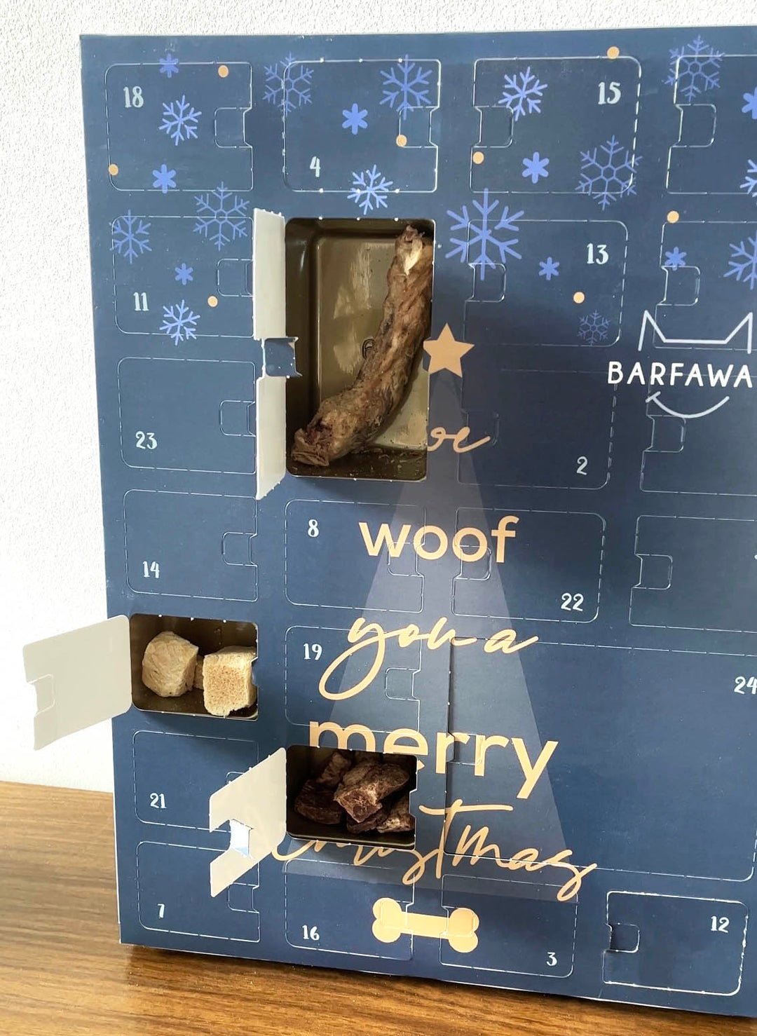 Barf Adventskalender für Hunde | We woof you a merry christmas