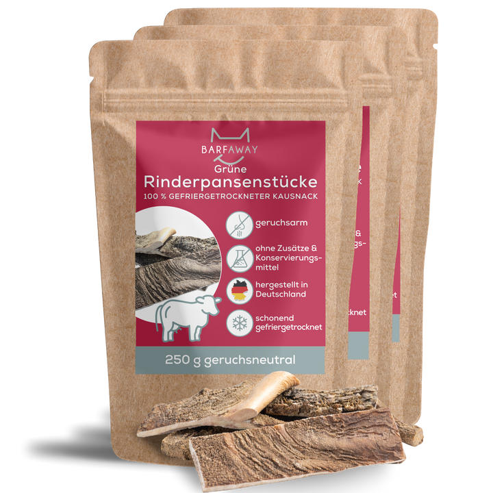 Grüner Pansen | gefriergetrocknet | Kausnack