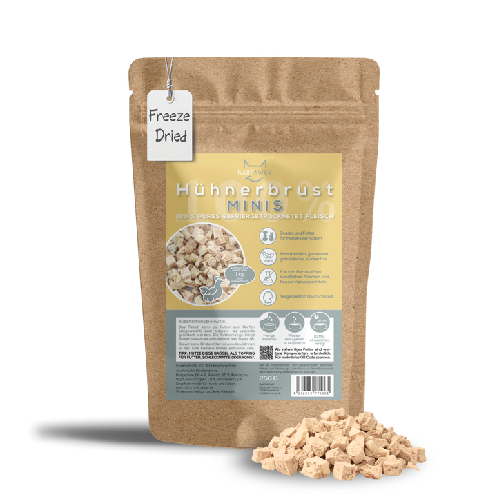 Hühnerbrust Minis | gefriergetrocknet