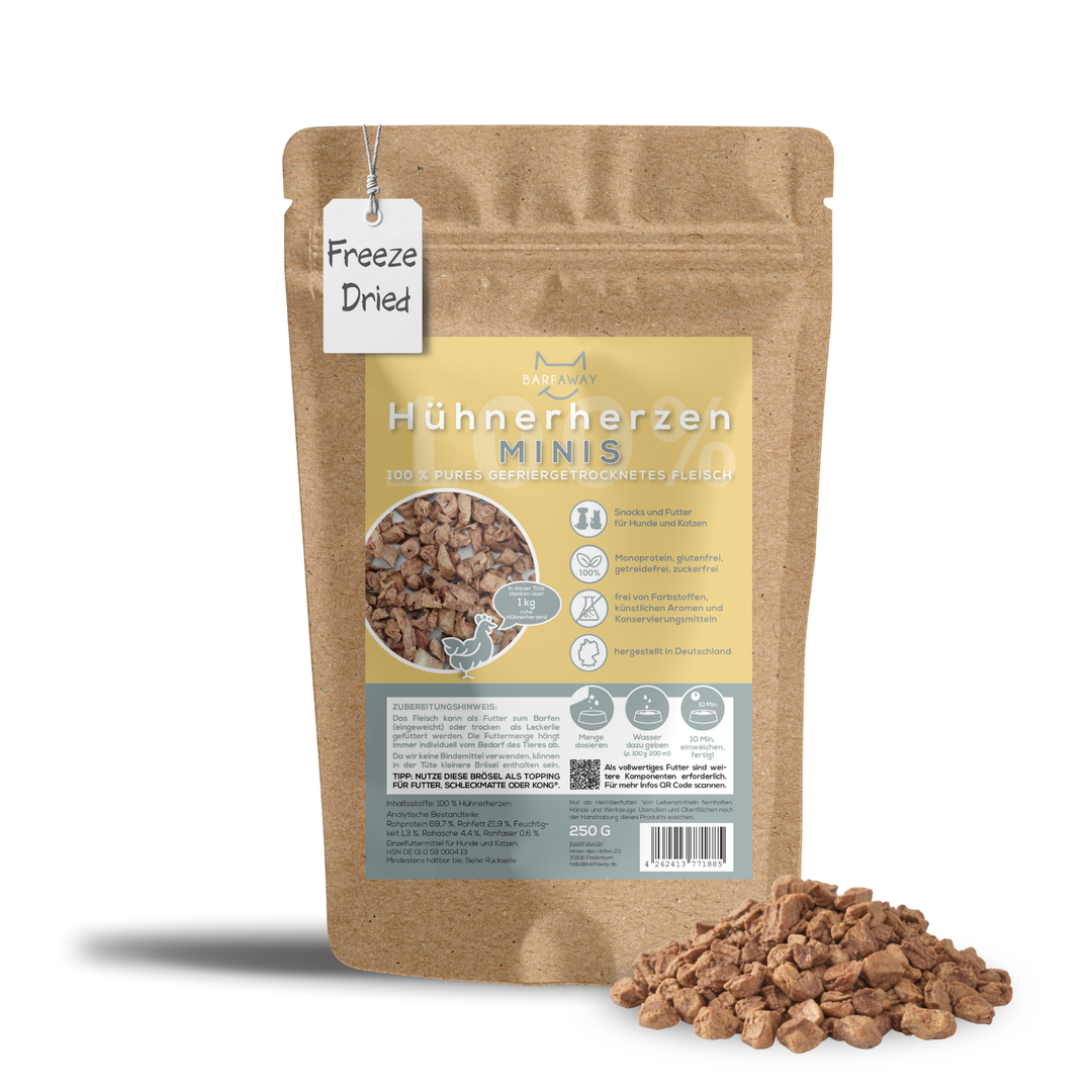 Hühnerherzen Minis | gefriergetrocknet