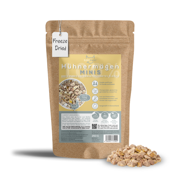 Hühnermägen Minis | gefriergetrocknet