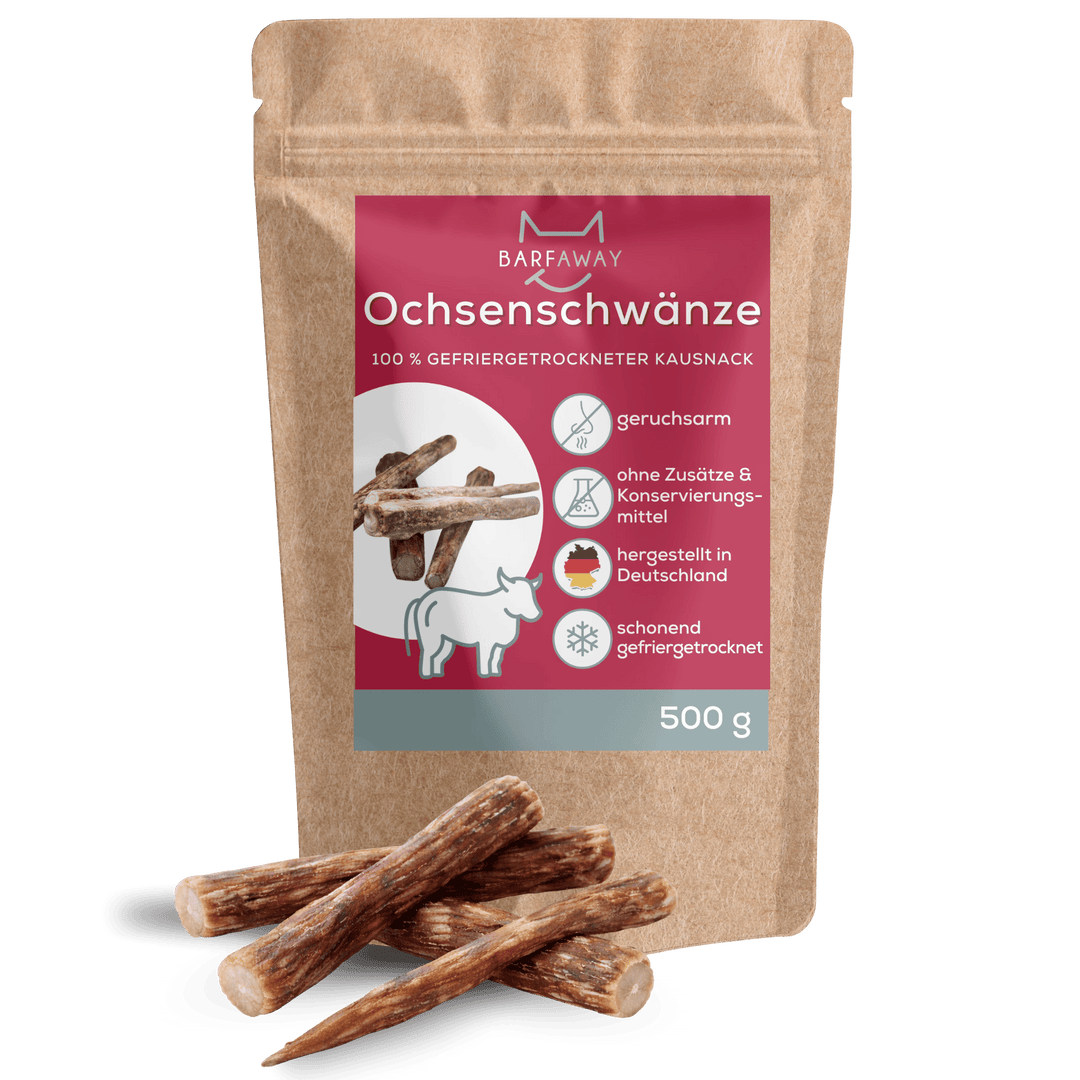 Ochsenschwänze | gefriergetrocknet | Kausnack