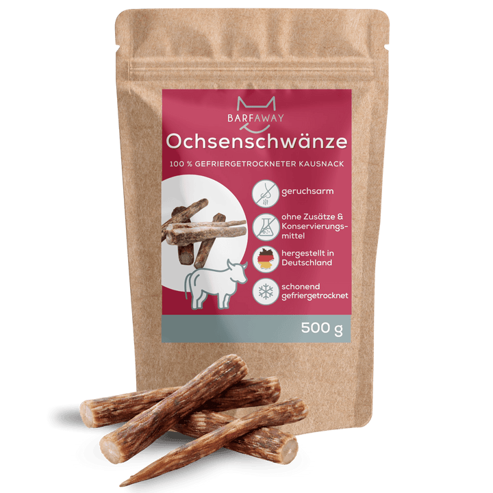 Ochsenschwänze | gefriergetrocknet | Kausnack