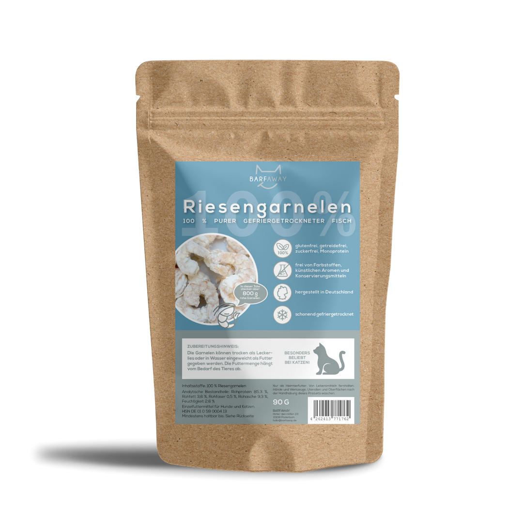 Riesengarnelen | Fisch | gefriergetrocknet