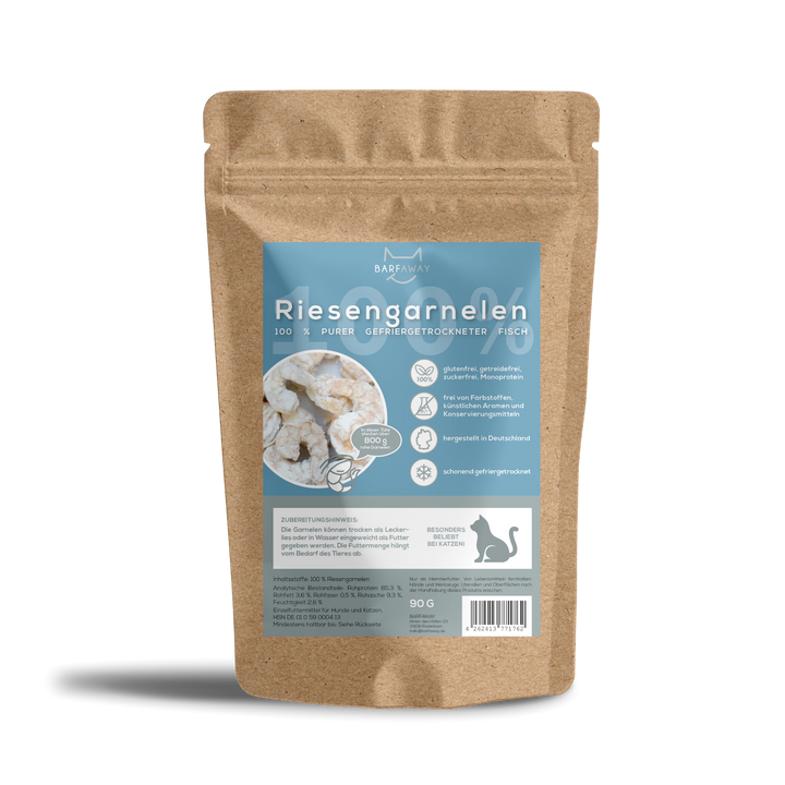 Riesengarnelen | Fisch | gefriergetrocknet