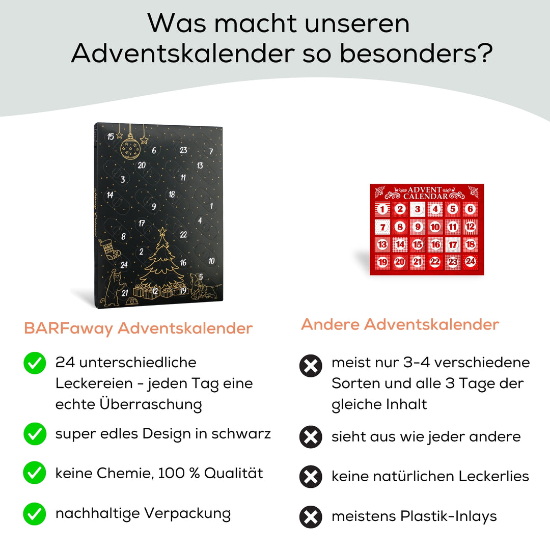 Adventskalender für Katzen und Hunde 2025